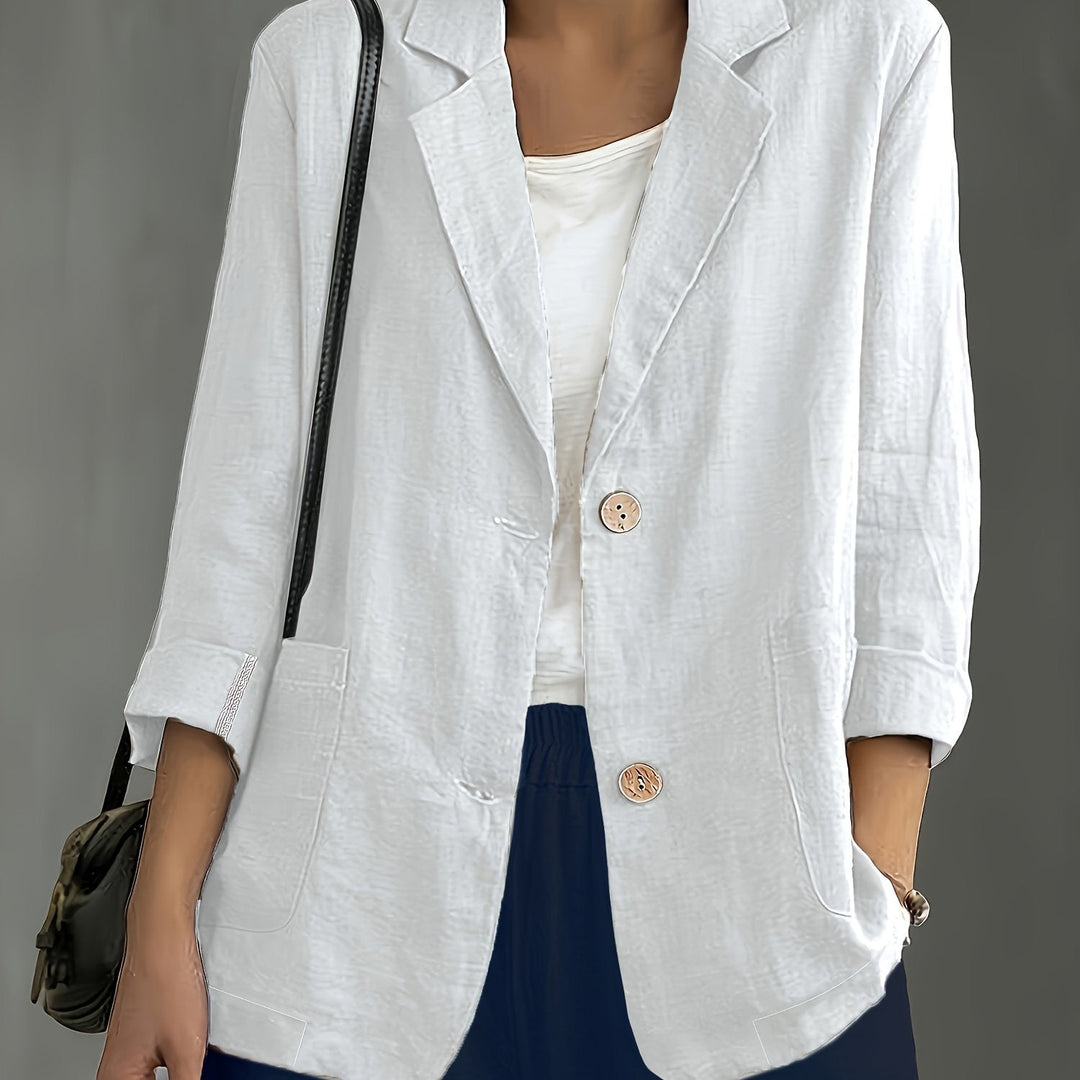 Jayde – Blazer Elegant Din Bumbac