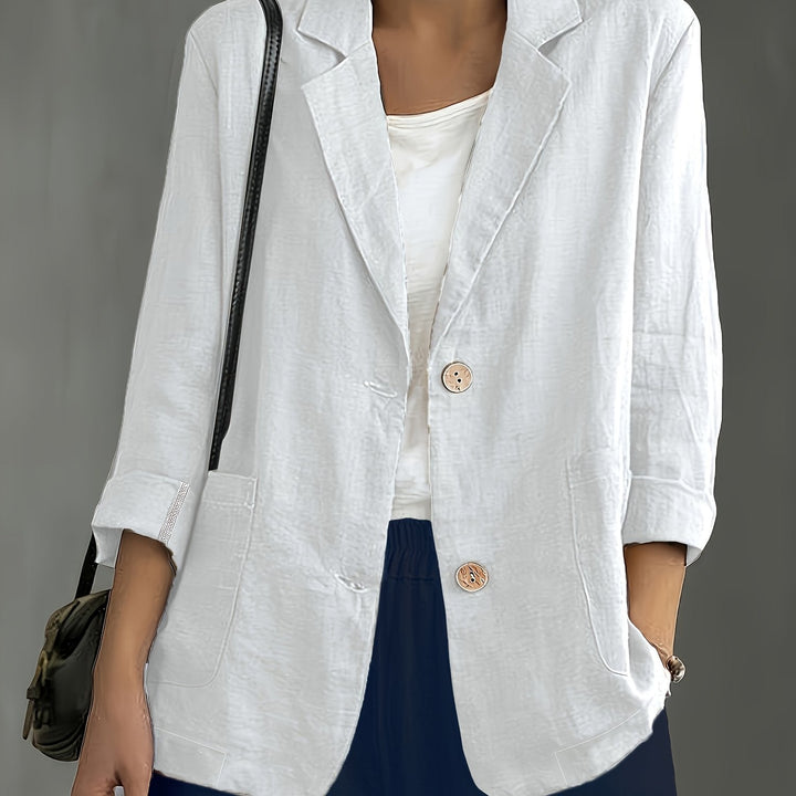 Jayde – Blazer Elegant Din Bumbac