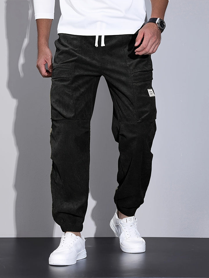 Blevin - Pantaloni Cargo Cu Multiplu Buzunare