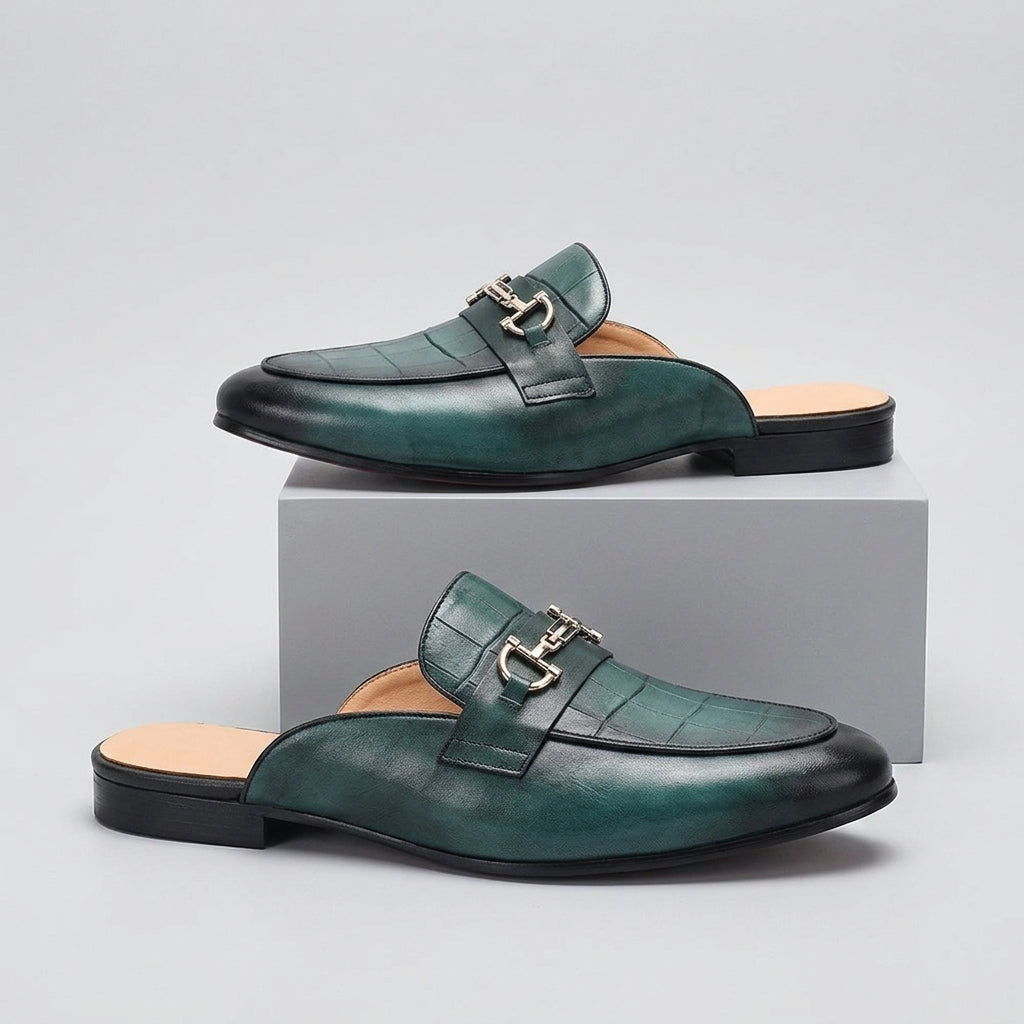 Idris – Pantofi Din Piele Cu Spatele Deschis