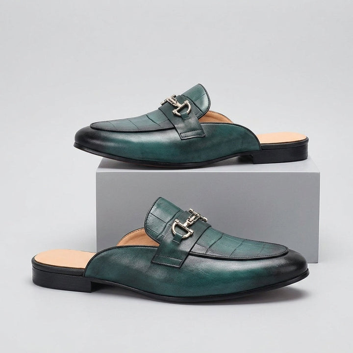 Idris – Pantofi Din Piele Cu Spatele Deschis