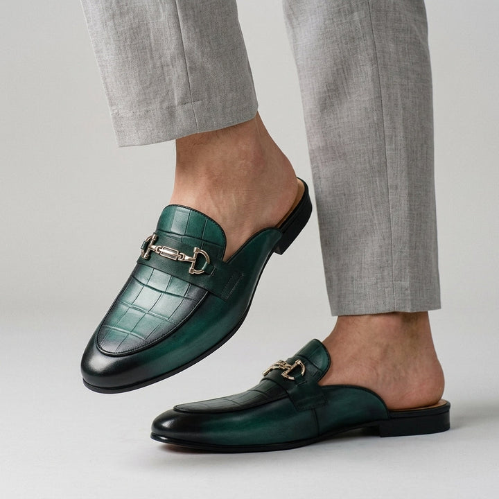 Idris – Pantofi Din Piele Cu Spatele Deschis