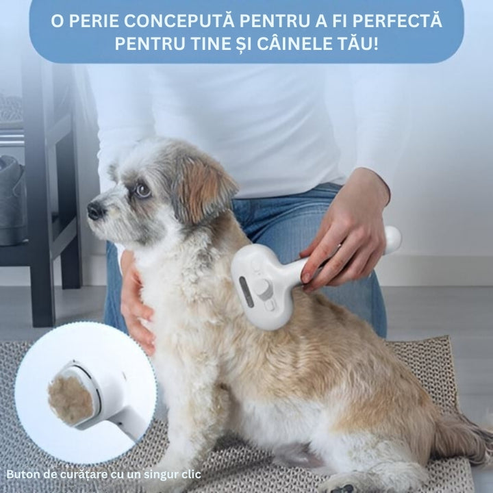 FurEase - Perie reîncărcabilă Cu Abur Pentru Ingrijirea Animalelor De Companie