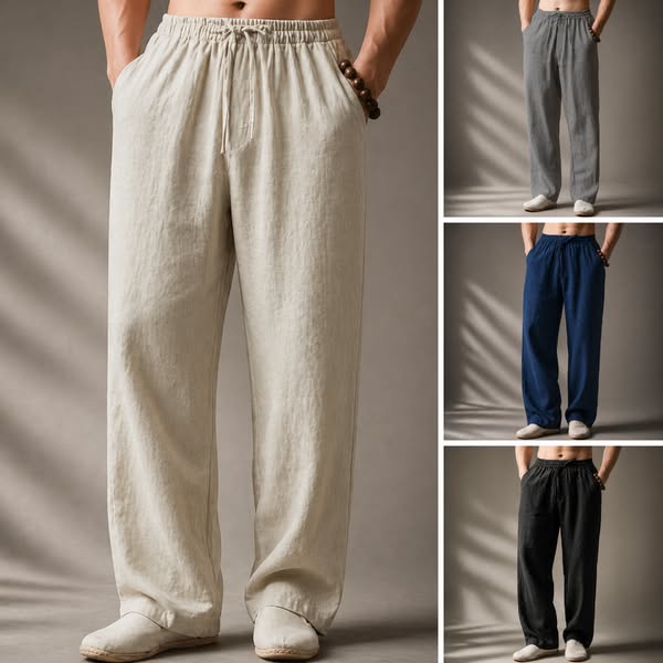 Jooa - Pantaloni Sport Largi Din in Cu Cordon De Strângere Din Material Respirabil