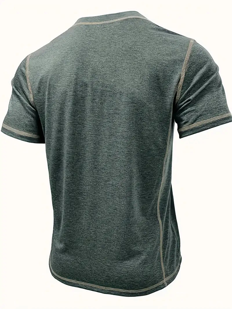 Orazio - Tricou Cu Mâneci Scurte și Nasturi