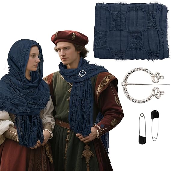 RuneWrap - Eșarfă Medievală Cu Glugă