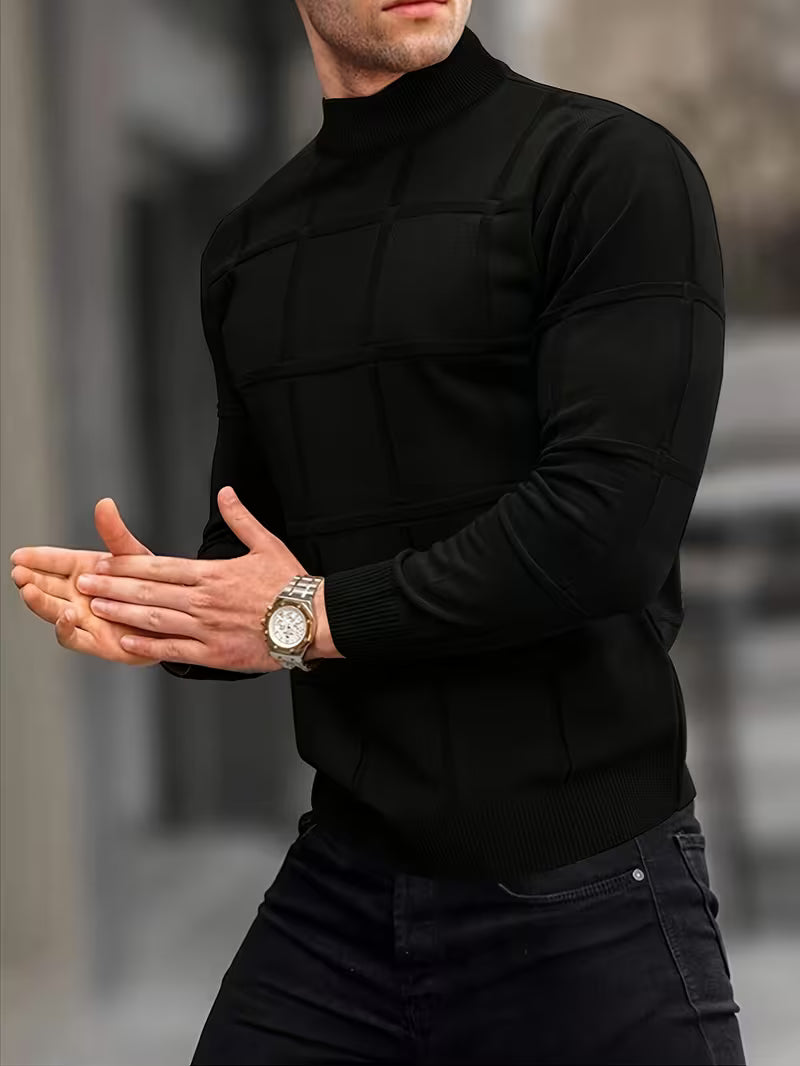 Roaan - Pulover Cu Guler Rotund Cross Border