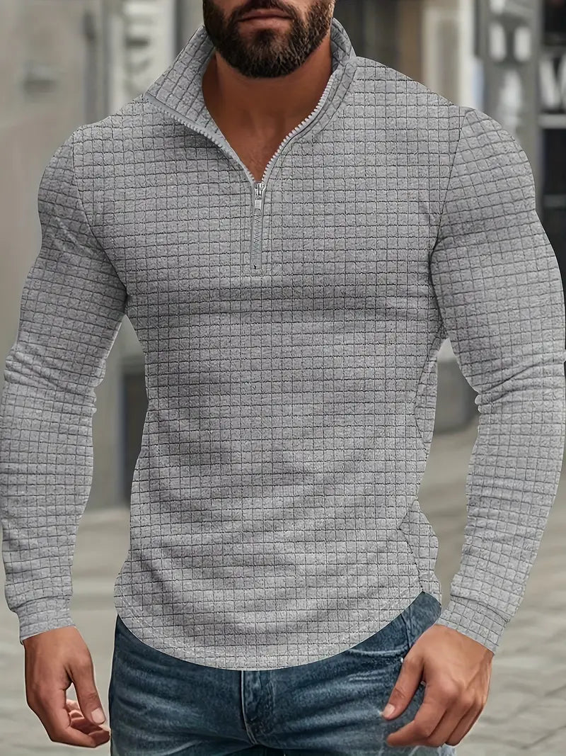 Jarryd - Hanorac Cu Mâneci Lungi Si Fermoar Pe Jumătate