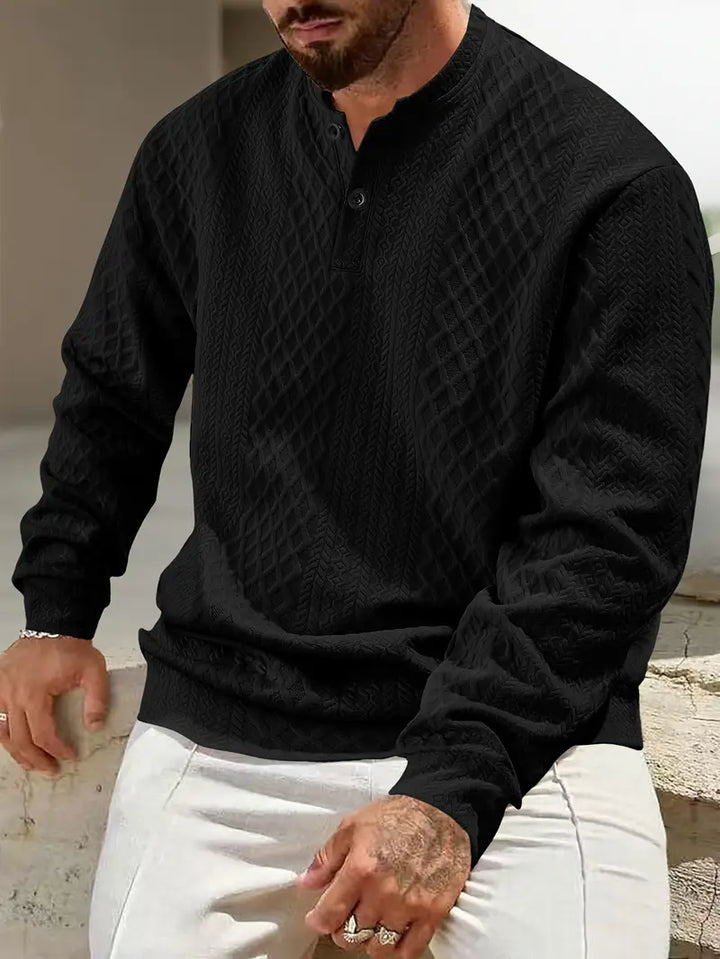 Warriner - Hanorac Cu Mâneci Lungi și Model Geometric