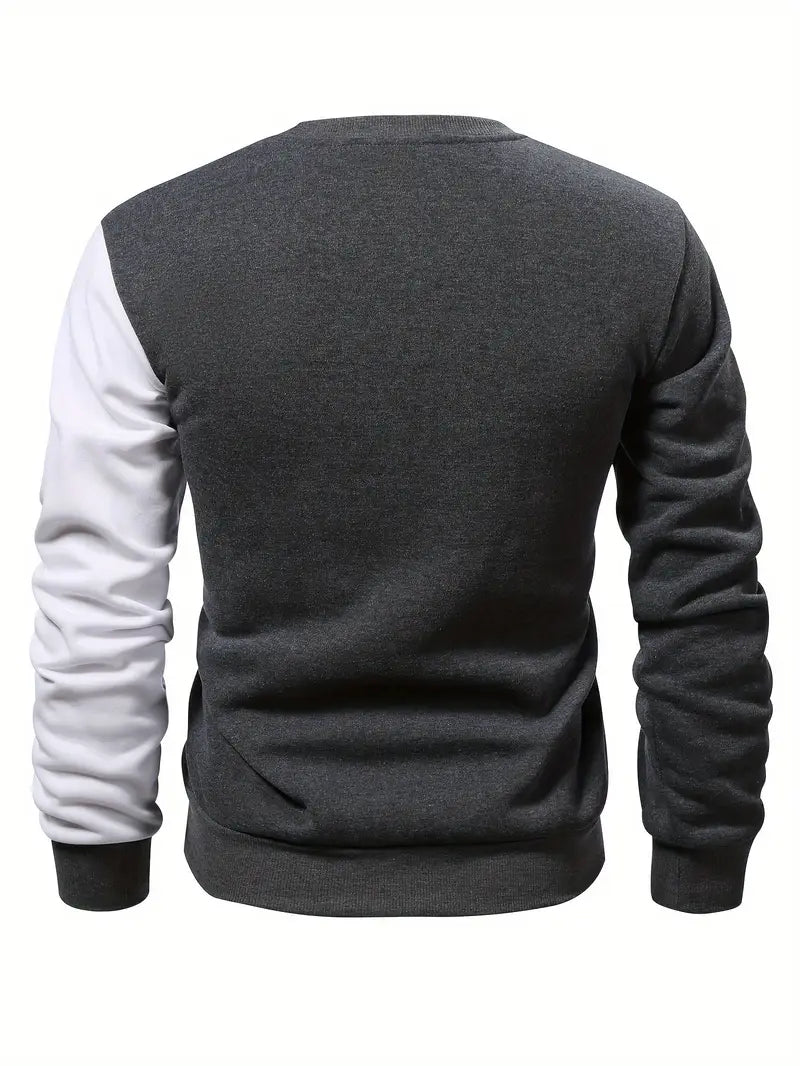 Blaine - Hanorac Elegant Cu Dungi Contrastante