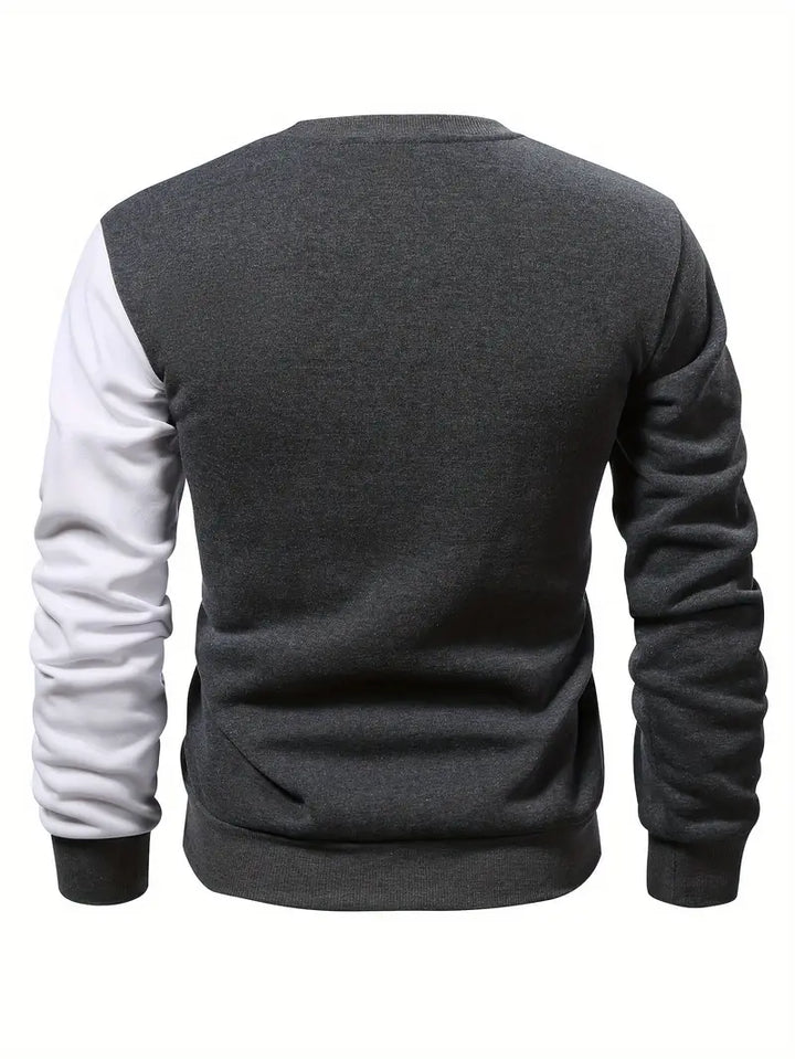 Blaine - Hanorac Elegant Cu Dungi Contrastante