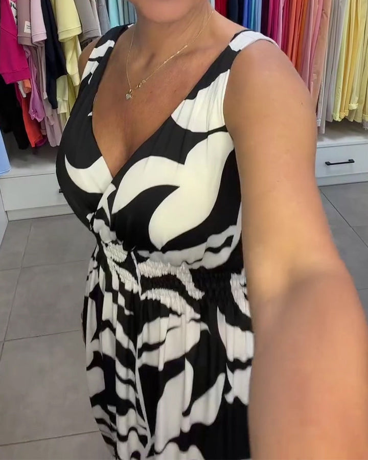 Kealia – Rochie Cu Imprimeu Floral Și Talie Smocată