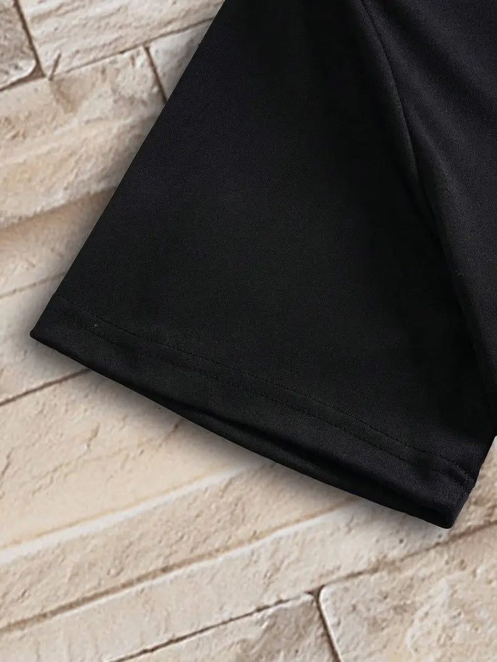 Fraga - Tricou Elegant Cu Mâneci Scurte