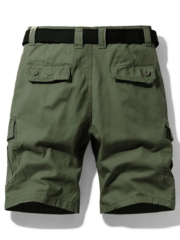 Mauro - Pantaloni Scurți Eleganți Cu Buzunare Multipl