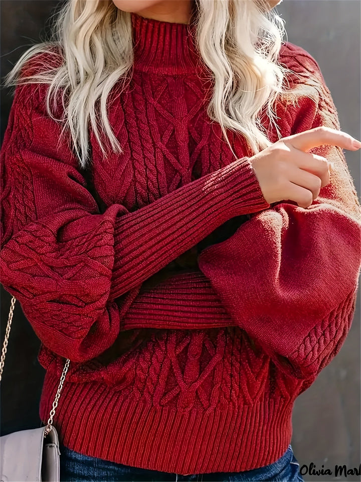 Tinsley - Pulover Casual Cu Mâneci Lungi Din Tricot