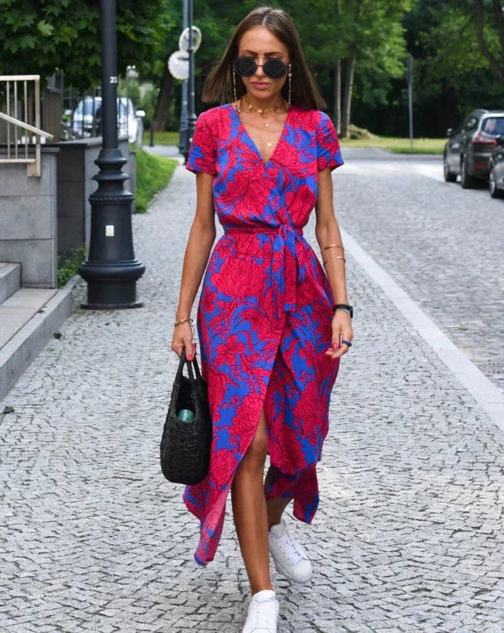 Theresita - Rochie De Vară Cu Flori