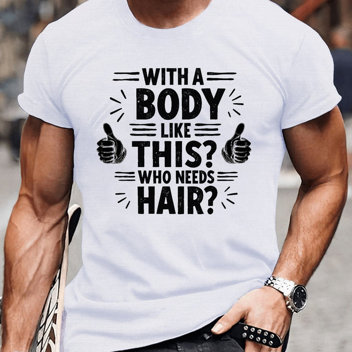 Hairy – Tricou Elegant cu Mânecă Scurtă