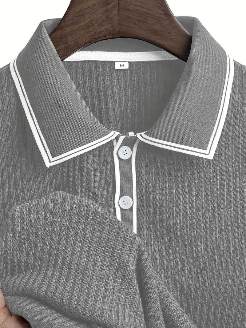 Orestis - Polo Elegante Cu Mâneci Scurte