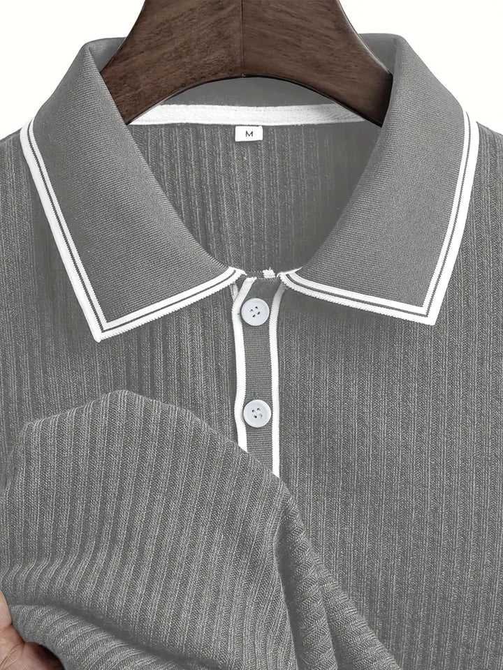 Orestis - Polo Elegante Cu Mâneci Scurte