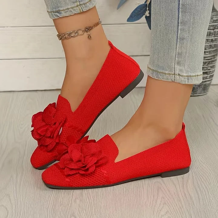Catriona - Pantofi Cu Toc Plat Mary Jane Cu Imprimeu Floral