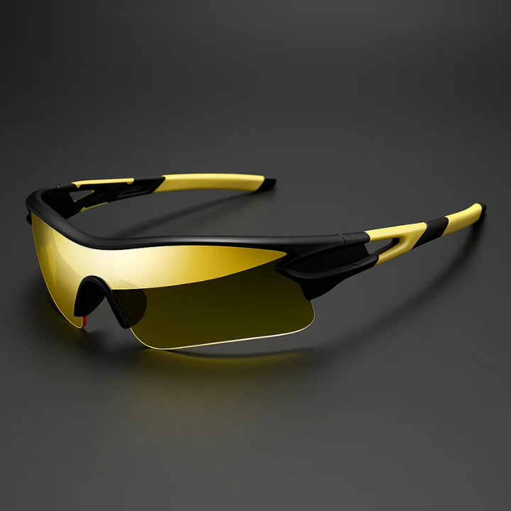 VeloShade – Ochelari de Soare Sportivi de Ciclism cu Lentile Oglindite și Ramă învelitoare