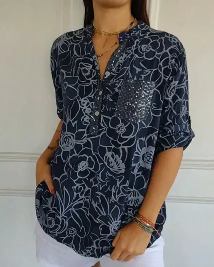 Narese - Bluză cu Imprimeu Floral
