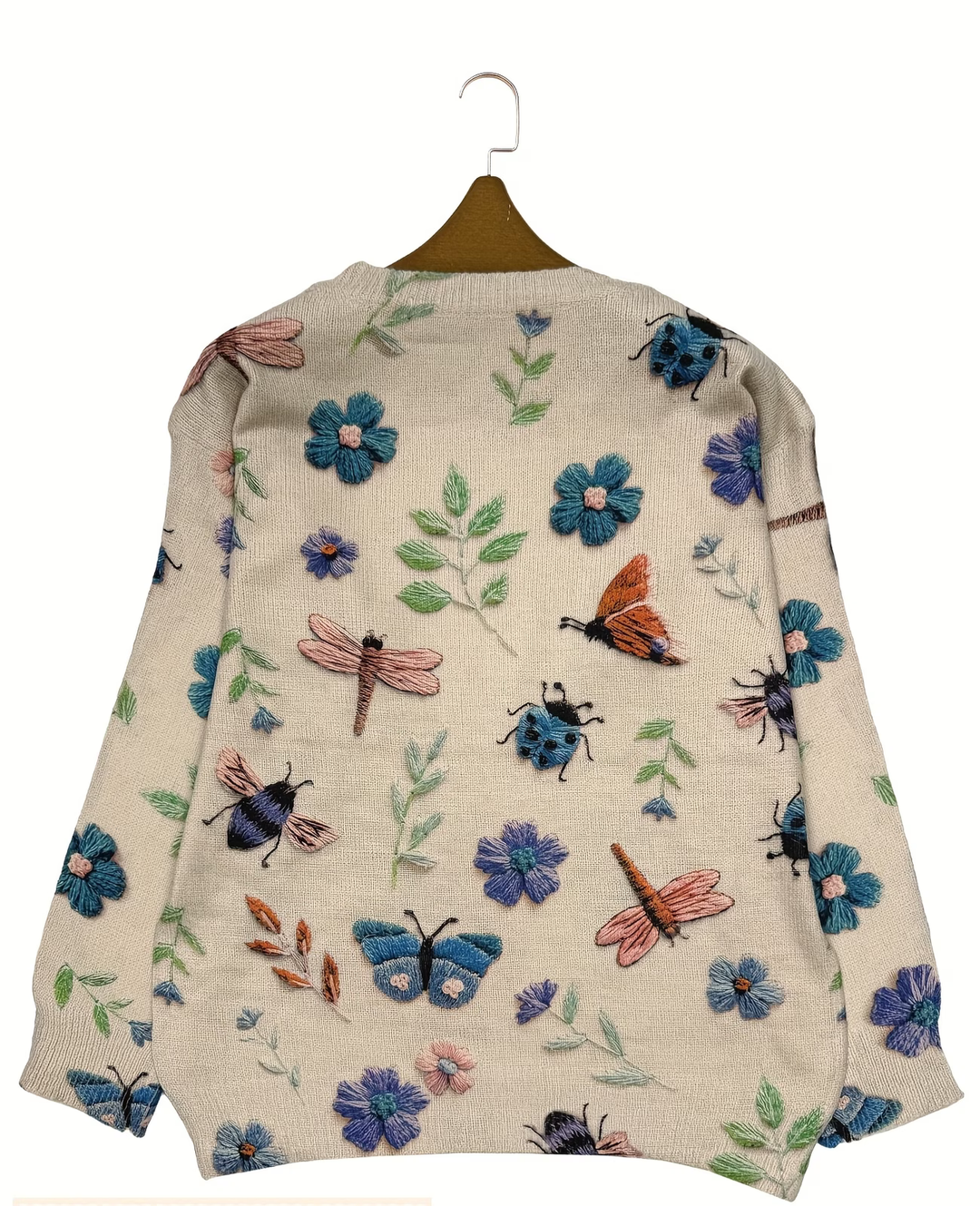 Lesa - Pulover Cu Imprimeu Floral Și Cu Insecte