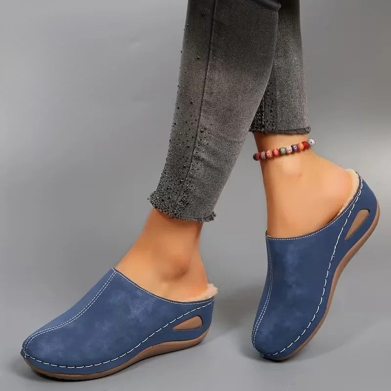 Lirona - Mocasini Confortabili Fără șireturi Cu Căptușeală Din Fleece