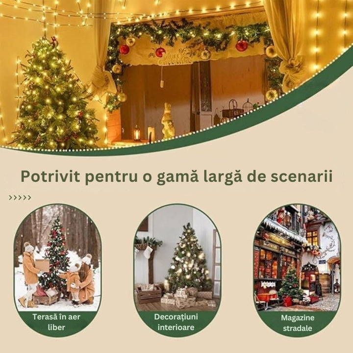 TwinkleWire - Lumini Decorative Din Sârmă De Cupru Cu Telecomandă