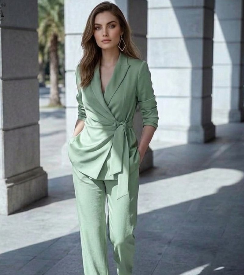 Asya - Costum Eleganță Casual Din Două Piese