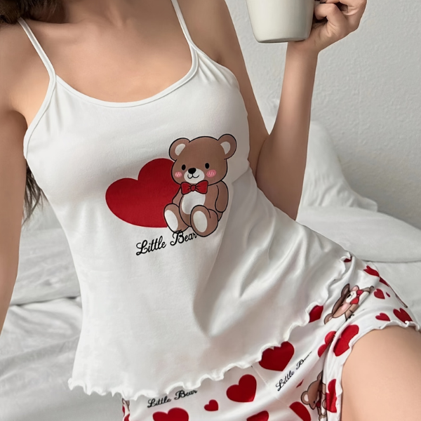 Josefina - Set De Pijamale Cu Imprimeu