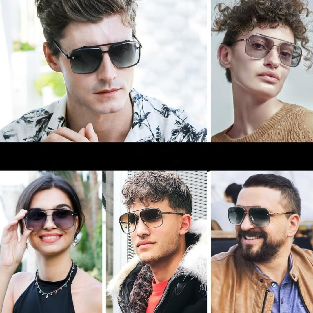 RayForge - Ochelari De Soare Retro Cu Gradient Si Protecție UV400