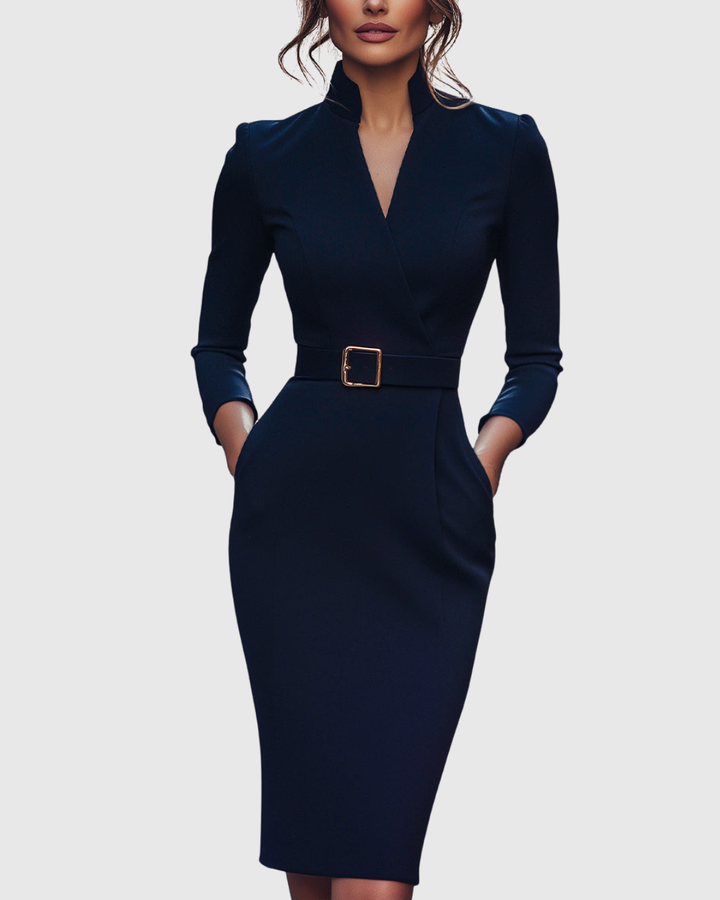 Meirav - Rochie Midi Elegantă