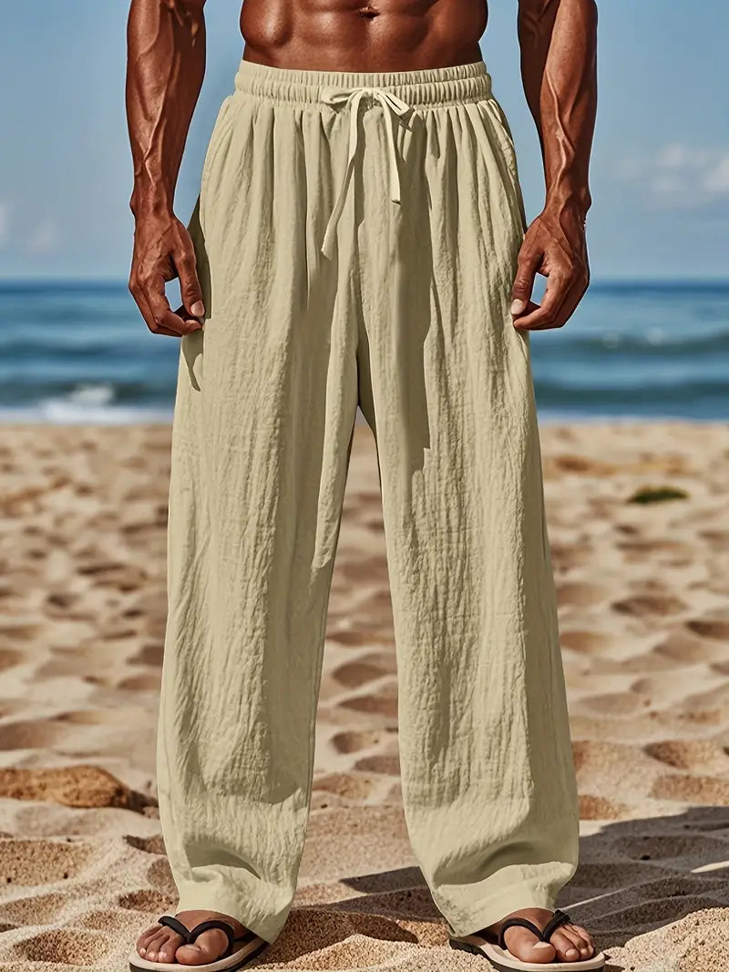 Babaev - Pantaloni Eleganți Din In