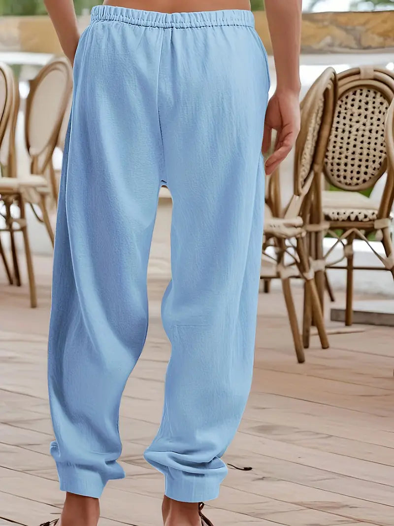 Babaev - Pantaloni Eleganți Din In
