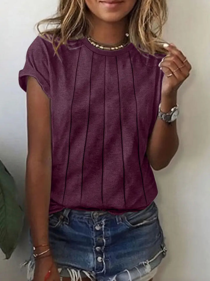 Vitaliya - Tricou Cu Mâneci Scurte Stil Cazual
