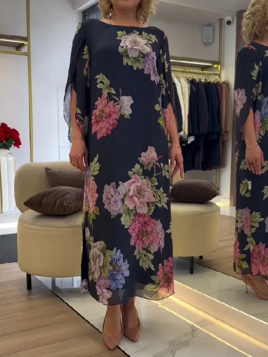 Yael - Rochie Maxi Cu Imprimeu Floral