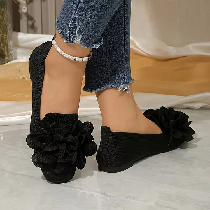Catriona - Pantofi Cu Toc Plat Mary Jane Cu Imprimeu Floral