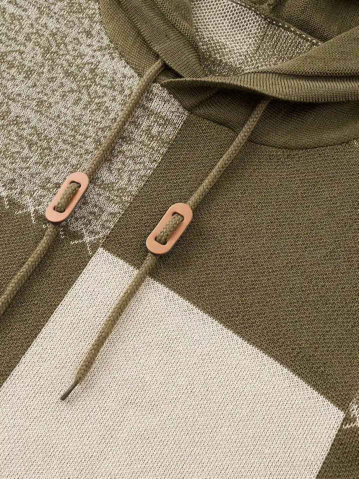 Donovan - Hanorac Confortabil Cu Glugă Tricotat