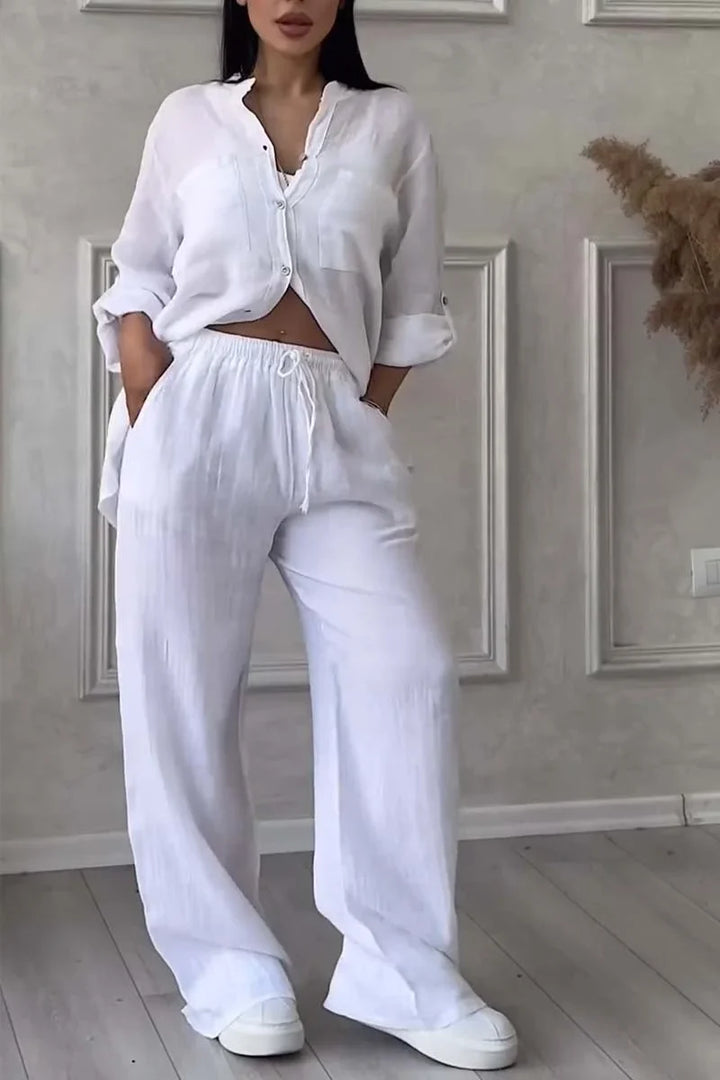 Arielle - Set Din Două Piese Din Bumbac și In