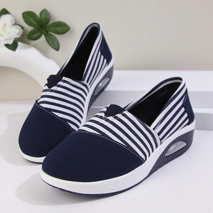 Tasha - Adidași Ortopedici Confortabili Cu Dungi Fără șireturi