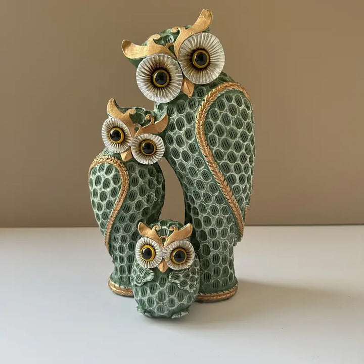 EchoOwlet - Figurină Modernă Cu Familie De Bufnițe