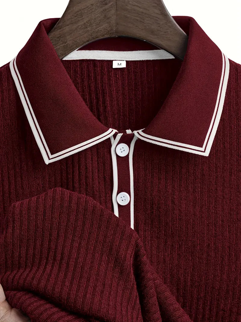 Orestis - Polo Elegante Cu Mâneci Scurte