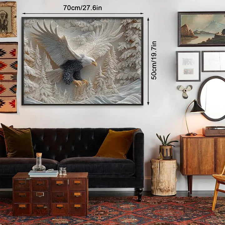 TalonCraft - Puzzle cu Vultur Sculptat Pentru Decorarea Casei