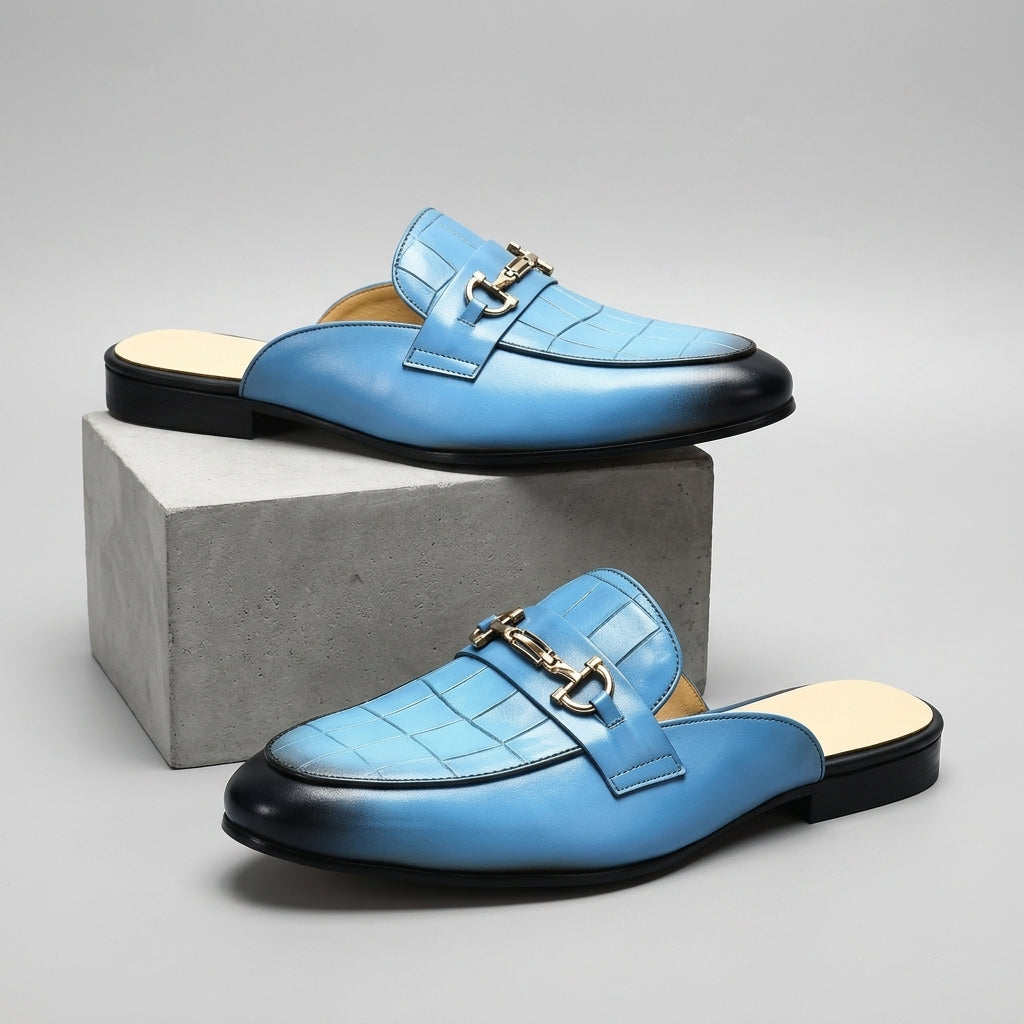 Idris – Pantofi Din Piele Cu Spatele Deschis