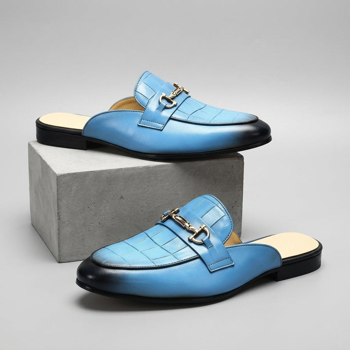Idris – Pantofi Din Piele Cu Spatele Deschis