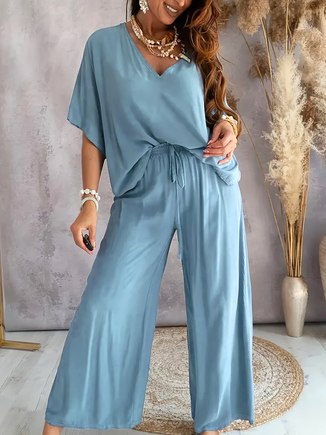 Essime - Set Elegant Cu Decolteu În V