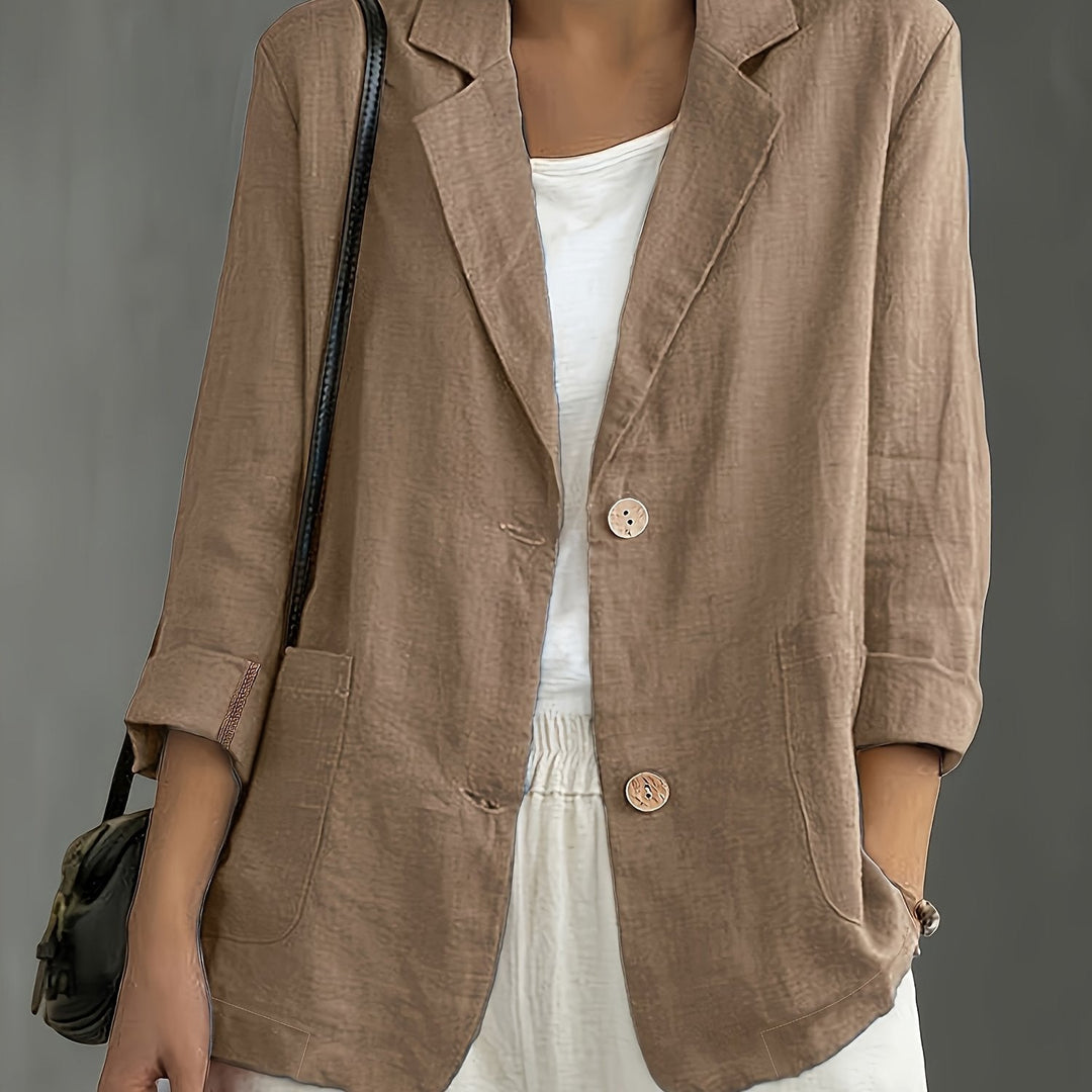 Jayde – Blazer Elegant Din Bumbac