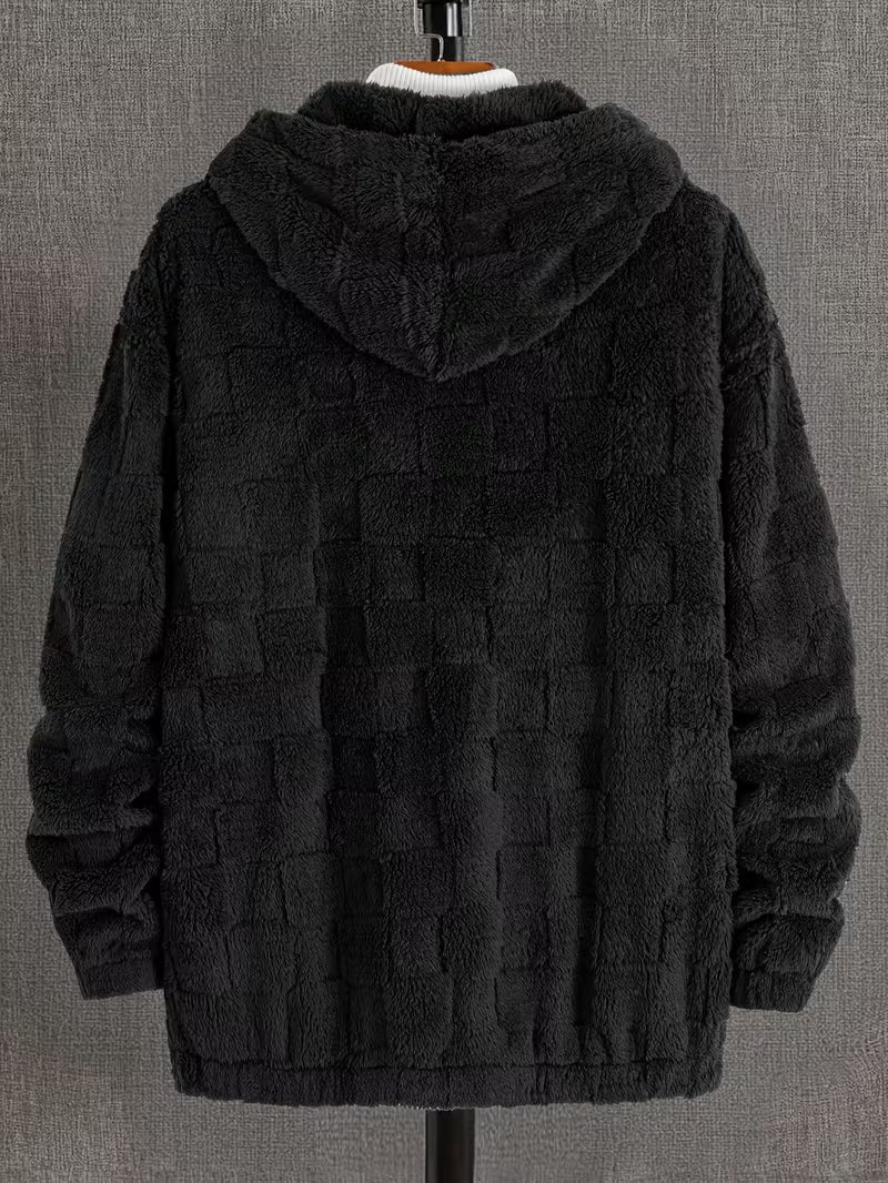 Karun – Jachetă Cu Glugă Din Fleece, Cu Fermoar