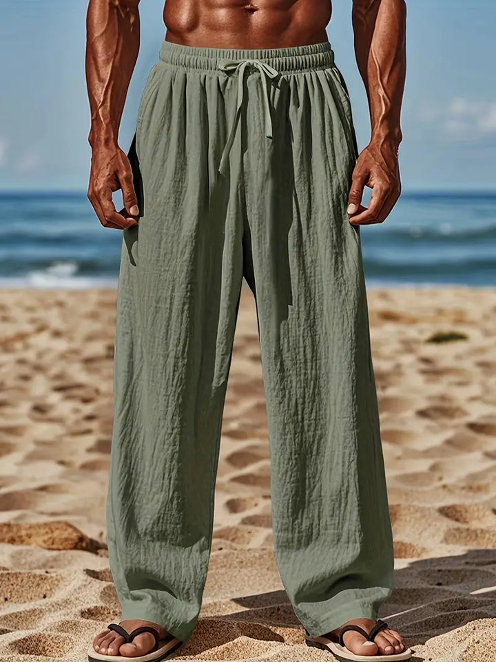 Babaev - Pantaloni Eleganți Din In